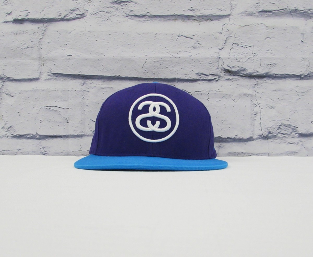 STUSSY Logo Double SS Link LOGO Cap / Adjustable Hat Snapback
