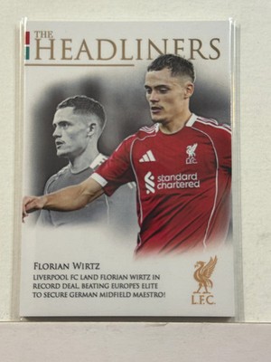 2025/26 Futera Headliners Liverpool #02 Florian Wirtz /419 | eBay