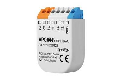 Ridi-Leuchten DALI-2 Tastenkoppler APCON COP D2A-A Lichtregelsystemkomponente
