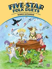 Five-Star Folk Duets: 13 Colorful - Paperback, by Alexander Dennis - Acceptable