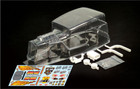 1:10 RC Clear Body Shell - Hot Rod with stickers +extras