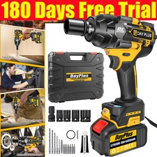 2800NM Impact Wrench Drill Cordless Driver Car Repair Wheel Nut Gun Set+Battery