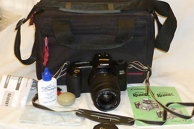 CANON EOS REBEL X w/ CANON EF ZOOM 35-80mm LENS + EXTRAS