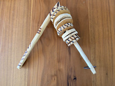 Wasamba Afrika Schlagzeug Musik Holz Rassel Trommel Rakatak Drum handgefertigt