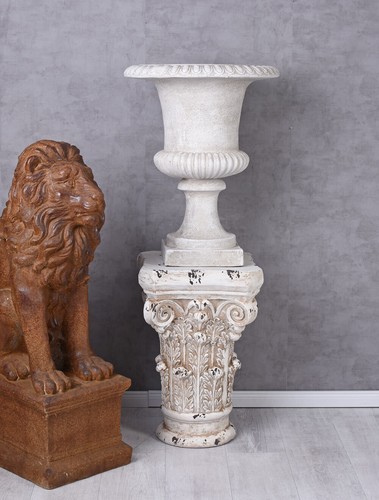 Gartenvase Kratervase Barock Amphore Gartengefäss Gartenamphore Pflanzkübel neu - Bild 2 von 7