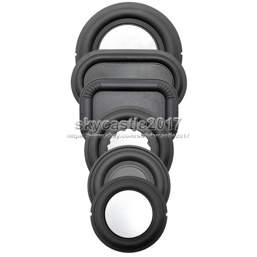 2pcs 48-78mm Speaker Passive Radiator Auxiliary Bass Rubber Vibration Plate - Picture 4 of 12