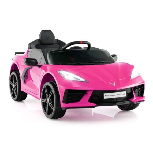 12V Electric Kids Ride On Car Licensed Chevrolet Corvette C8 w/ Remote Control - Picture 2 of 12