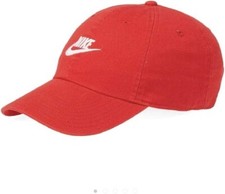 NEW Nike H86 Essential Futura Cap, Sports Hat - RED, Adjustable
