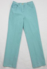 St. John Sport Light Turquoise 5 Pocket Stretch Cotton Pants Size 2 RT 08 GRP 3