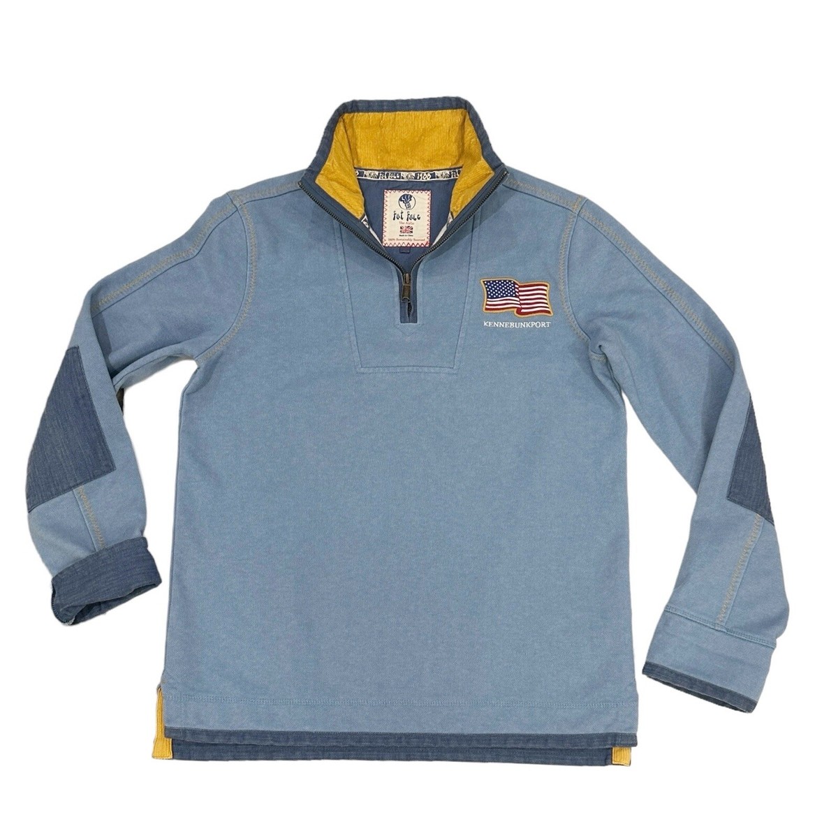 Bueeen FatFace The Airlie 1/4 Zip Sweater Popover Kennebunkport USA