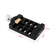Dovetail Clamp with Brass Screw Wide Slot for Schika XLT Astronomical Telescope