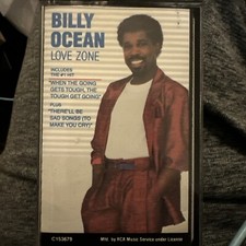 Billy Ocean - Cassette Tape "Love Zone" Cassette, 1986 Funk/Soul/Pop