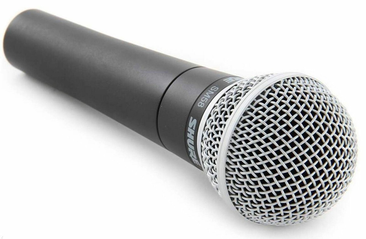 Shure SM58-CN Handheld Vocal Microphone With Cable & Pouch