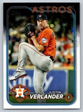 2024 Topps Baseball #62 Justin Verlander Houston Astros