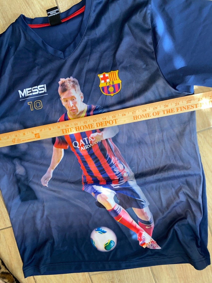 Tシャツ MESSI 10 ★ FC Barcelona 2015-16 Barcelona Authentic Home Shirt Messi #10 - 5/10 - (M)