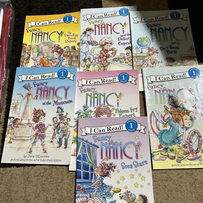 7 pack Level 1 I Can Read Books * Fancy Nancy Beginning Reading Like New