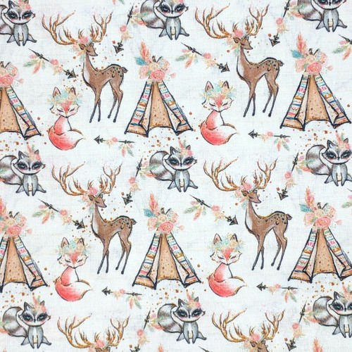 100% Cotton Chic Outdoor Wilderness Craft Children Fabric | 140 cm Wide | FQ - Picture 12 of 18