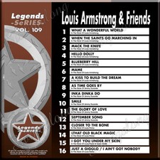 LOUIS ARMSTRONG FRIENDS LEGEND KARAOKE CDG-Bluberry Hill,Hello DollyI INPLASTIC