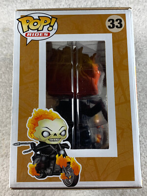 READ! Funko Pop! Rides #33 Ghost Rider on Motorcycle Previews Exclusive  Marvel