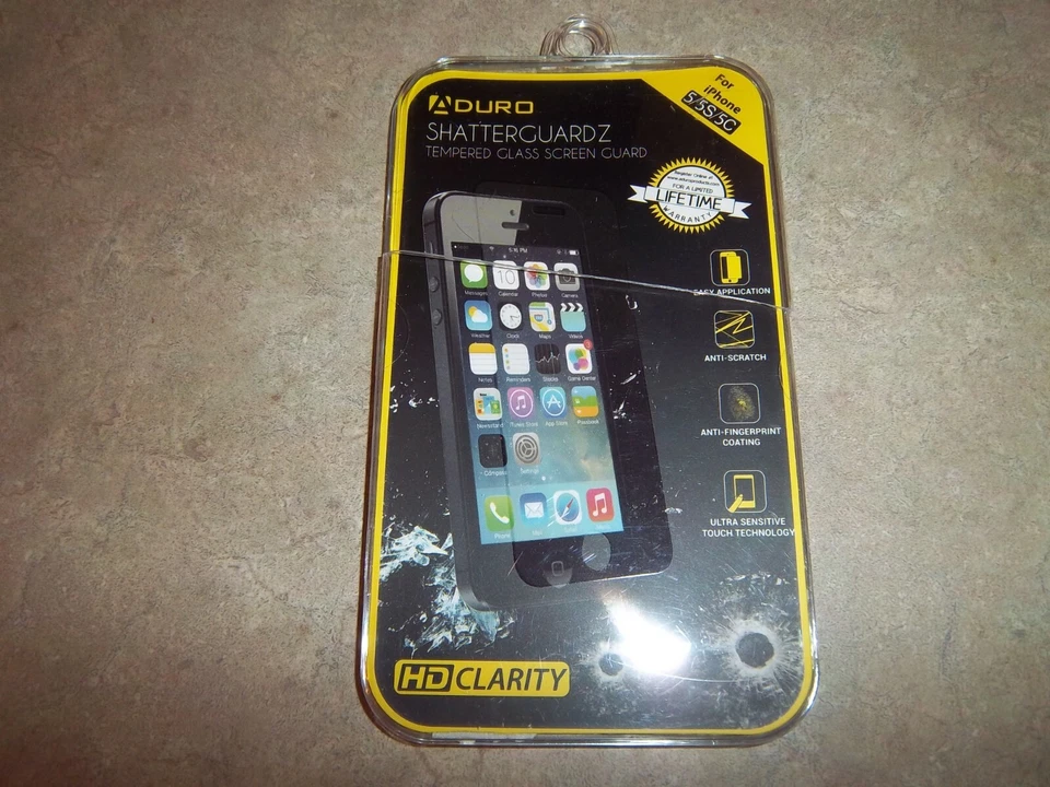 Защита экрана Aduro Shatterguardz закаленное стекло - iPhone 5 5s 5c   - Изображение 2 из 4