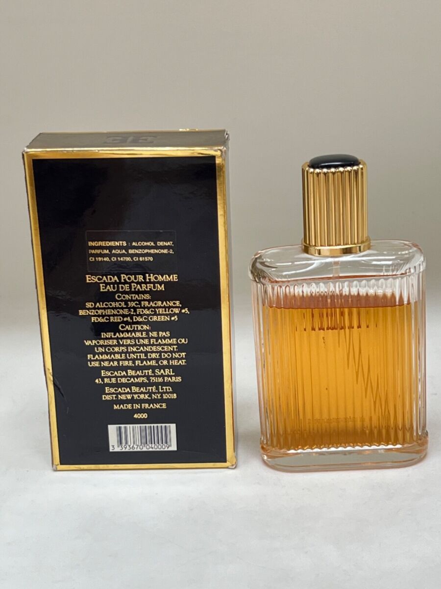 ESCADA POUR HOMME EAU DE PARFUM 4.2 OZ(125 ML) NEW IN BOX ESCADA POUR HOMME EAU DE PARFUM 4.2 OZ(125 ML) NEW IN BOX