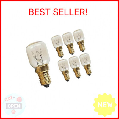 CTKcom 15W E14 Base 4173175 Oven Light Bulbs(6 Pack)- Microwave Light Bulbs 120V