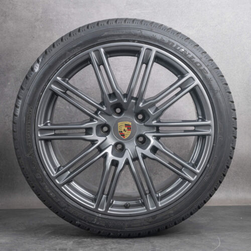 Original Porsche 21 Zoll Cayenne Sommerräder 958 Felgen Sport Sommerreifen Neu - Picture 2 of 3