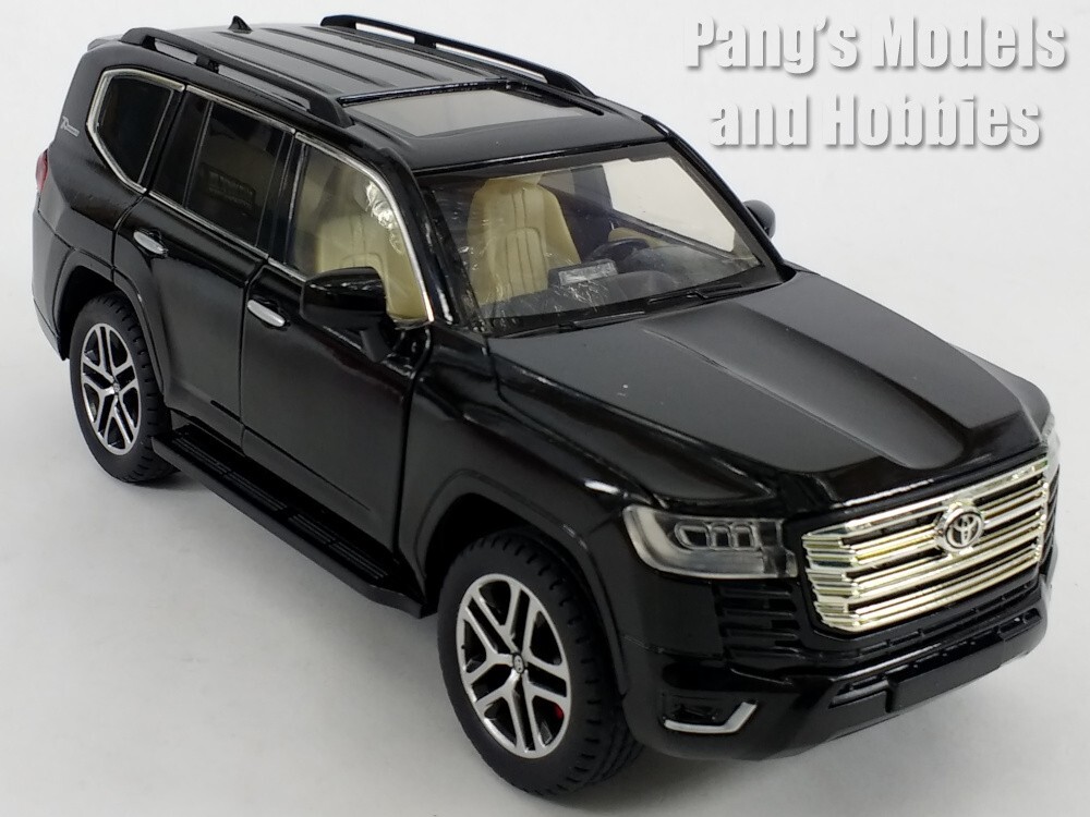 2023 Toyota Land Cruiser GXR 1/24 Scale Diecast Car Model - BLACK