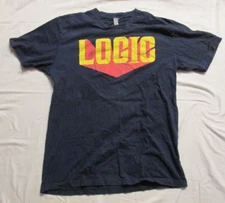 Logic Black T-Shirt Large Short Sleeve