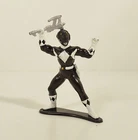 Vintage 1993 Zack Black Ranger 3.25" Bandai PVC Action Figure Power Rangers