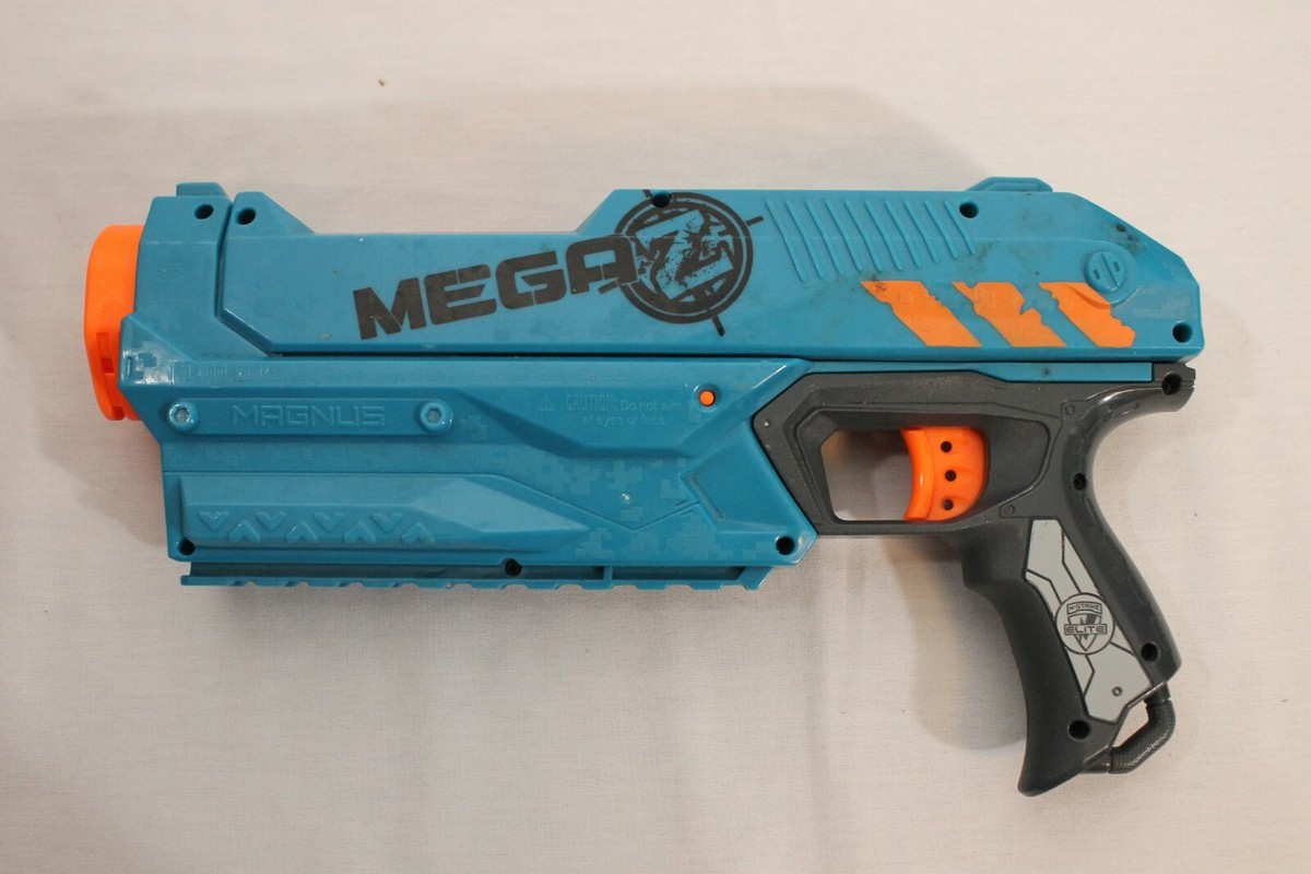 Nerf Z Mega Magnus Blasters - Blue Zombie Strike | eBay