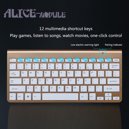 Slim 2.4GHz Cordless Wireless Keyboard and Mouse Set For PC MAC Laptop Tablet - Picture 3 of 20