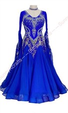 Handmade Dance Dress/Standard Ballroom Competition Dress smooth Waltz Tango
