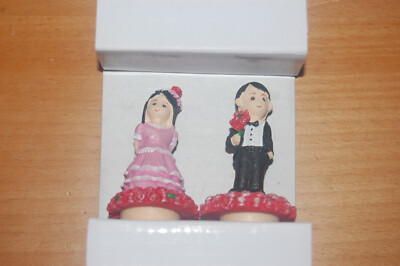 Fackelmann Wedding Bride Groom Bottle Stoppers Corks Tops