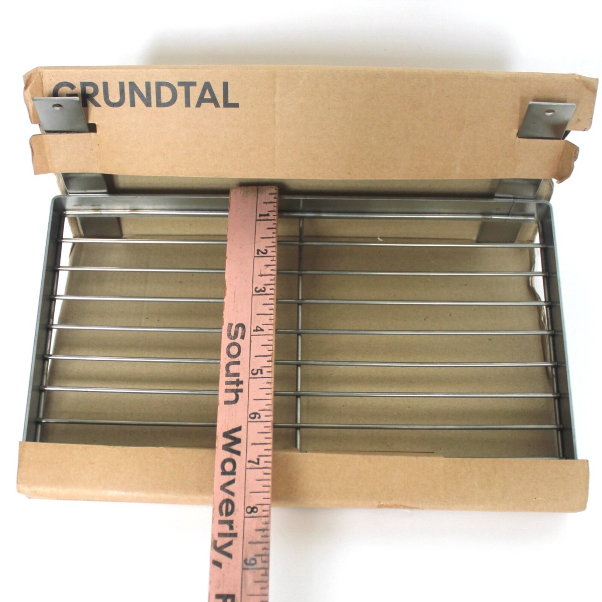 専用 IKEA GRUNDTAL Ikea Grundtal Stainless Steel Hanging Shelf Drying Rack 200.227.65