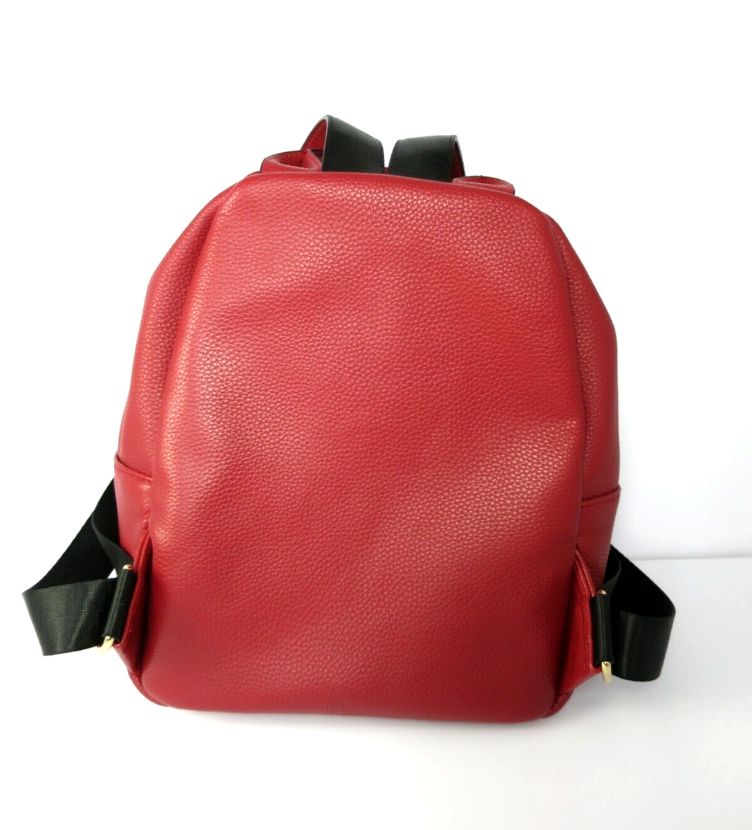 Christian LaCroix Small Red Backpack Black Straps Faux  display picture 1