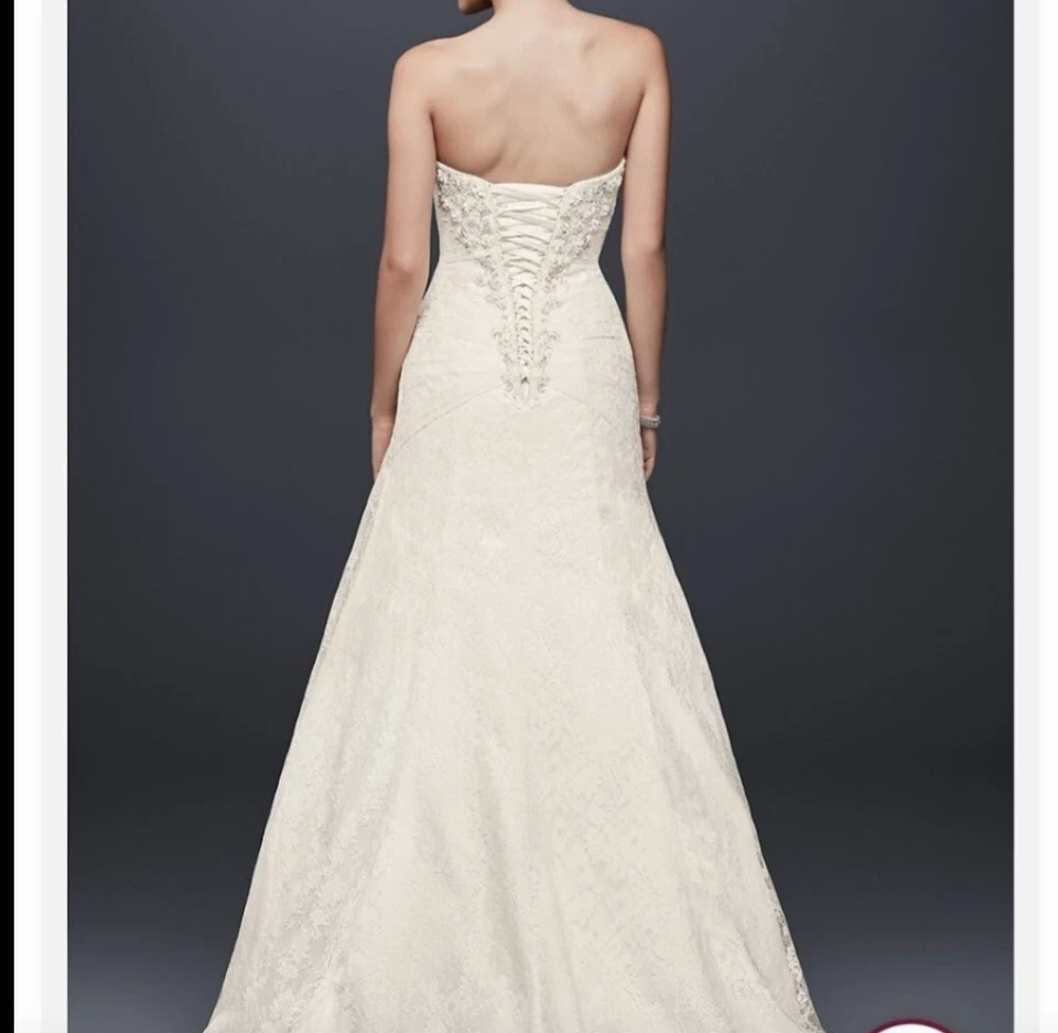 Vestido de novia David's talla 16W Foto 2 de 4