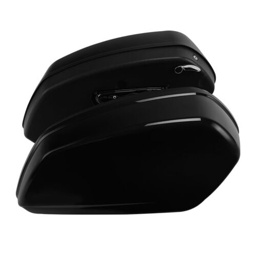 Gloss Black Saddlebags Saddle Bags Fit For Harley Street Bob Low Rider S/ST 2025 - Picture 3 of 20