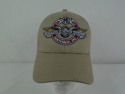 Indianapolis Motor Speedway 2009-2011 Centennial ERA Hat Putty Reebok Adjustable