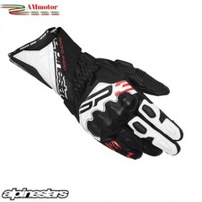 Guanti Moto Pelle Alpinestars SP-3 White Red Fluo Tg XL Uomo Sport Racing