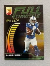 2023 Panini Donruss Elite Football Parris Campbell Full Throttle #FT-PC Colts