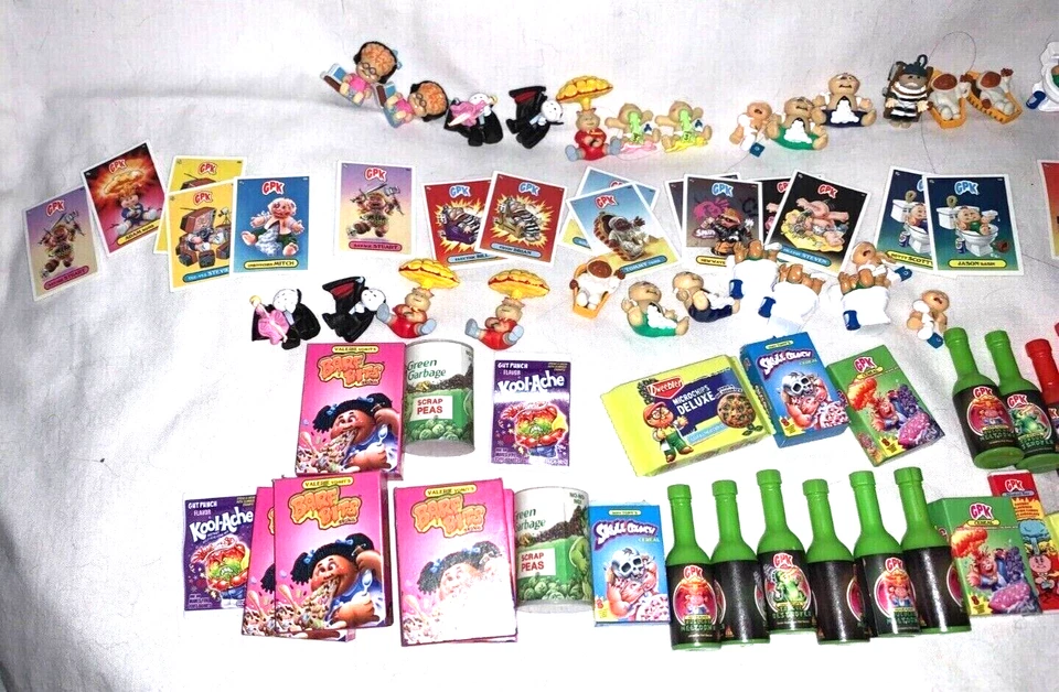 Garbage Pail Kids GPK Micro Collection ФИГУРКИ Продуктовые КАРТОЧКИ Лот из 140! ВАУ! - Изображение 3 из 4