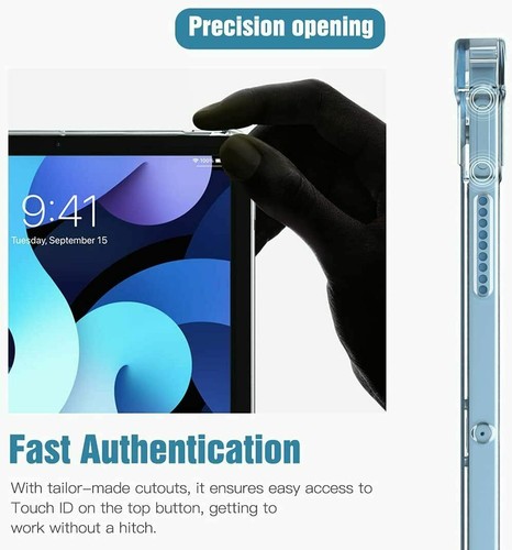 Clear TPU Silicone Case For iPad Pro 10.2 iPad 10.5 iPad 9.7 iPad Mini iPad 11 - Picture 4 of 6