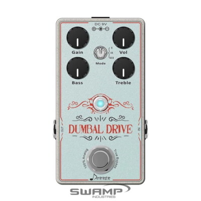 Donner Dumbal Drive Overdrive Guitar Effects Pedal True Analog Circuit