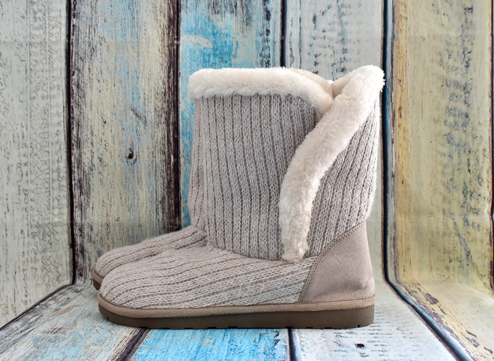 pull on fur lined boots