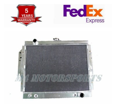 2ROW Aluminum Radiator for 79-93 Dodge D/W 100 200 250 350 Ramcharger 5.2 5.9 V8