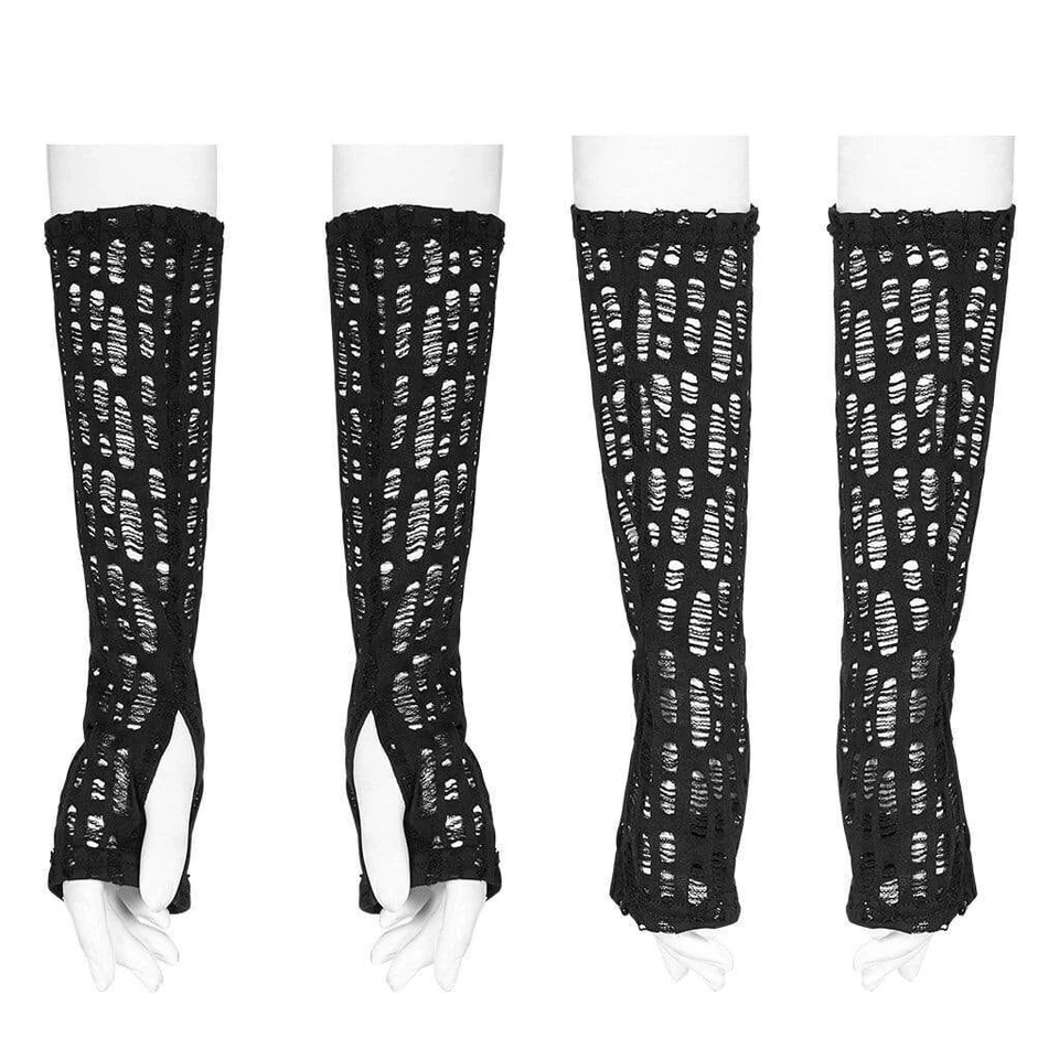 Gothic Fishnet Daily Gloves - Image 3 of 4