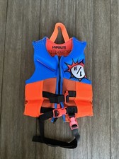 Hyperlite Life Vest 33-55 lbs -Swimming- Boating Jacket Girl/Boy Kid Blue/Orange