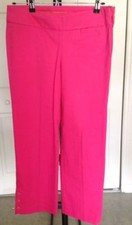 LILLY PULITZER SZ 2 PALM BEACH FIT CROPPED/CAPRI PINK PANTS EUC