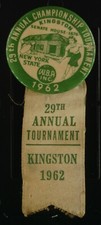 Elmira New York 1962 Women's Bowling Association 29th Tournament Pin Ribbon